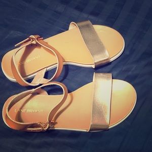 Lane Bryant Rose Gold sandals